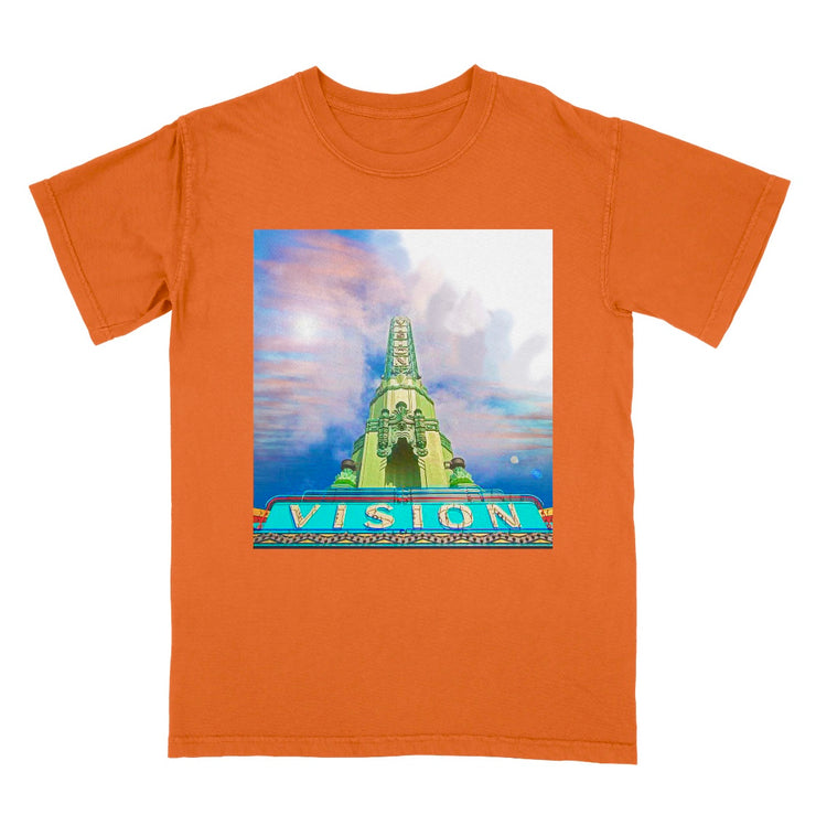 LEIMERT ViSiON GRAPHIC TEE , ORANGE