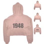 LEIMERT PARK CROP HOODIE- PINK